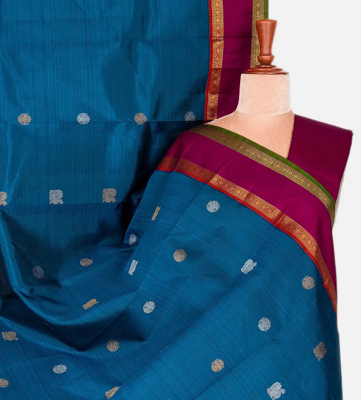 prussian-blue-kanchipuram-silk-saree-b0841159-a