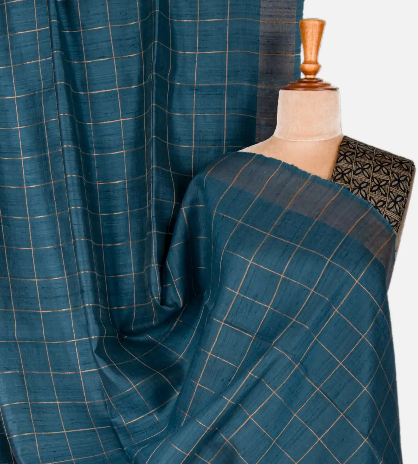 blue-tussar-saree-c0863652-a