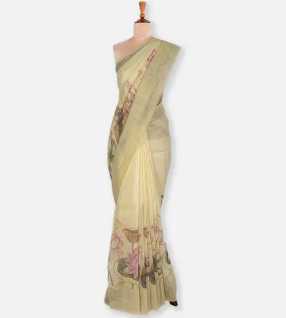 light-yellow-linen-saree-c0559599-b