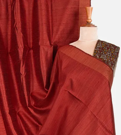 red-tussar-saree-b0636139-a