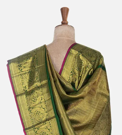 bottle-green-kanchipuram-silk-saree-rv13990-c