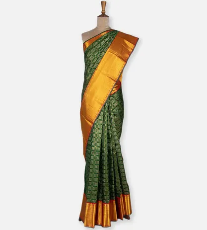 bottle-green-kanchipuram-silk-saree-rv2005-b