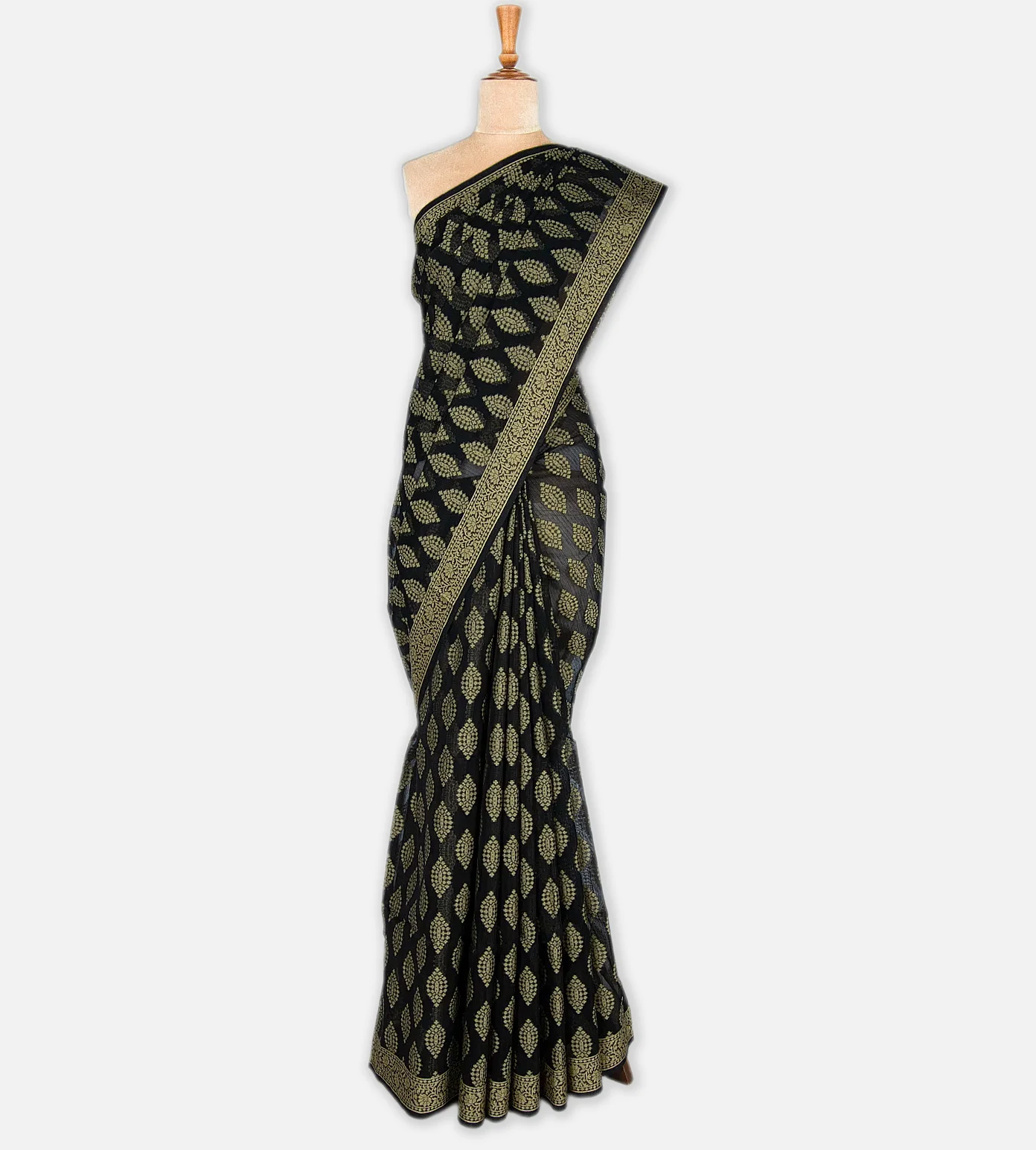 black-banarasi-cotton-saree-c0456787-b