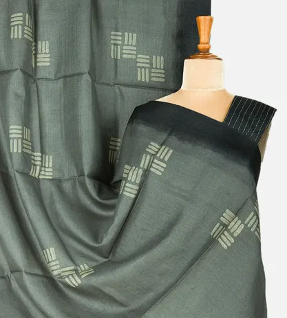 dark-grey-tussar-saree-c0558533-a