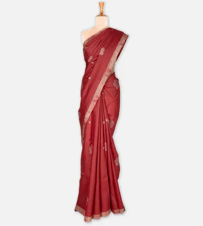 red-tussar-saree-c0558565-b