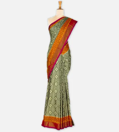 green-ikkat-silk-saree-rv27193-b