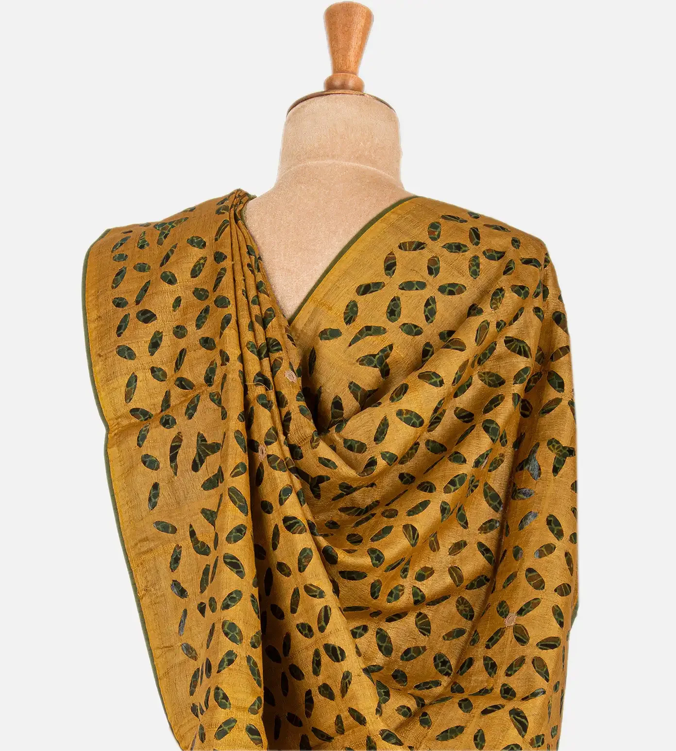 yellow-tussar-saree-c0558635-c
