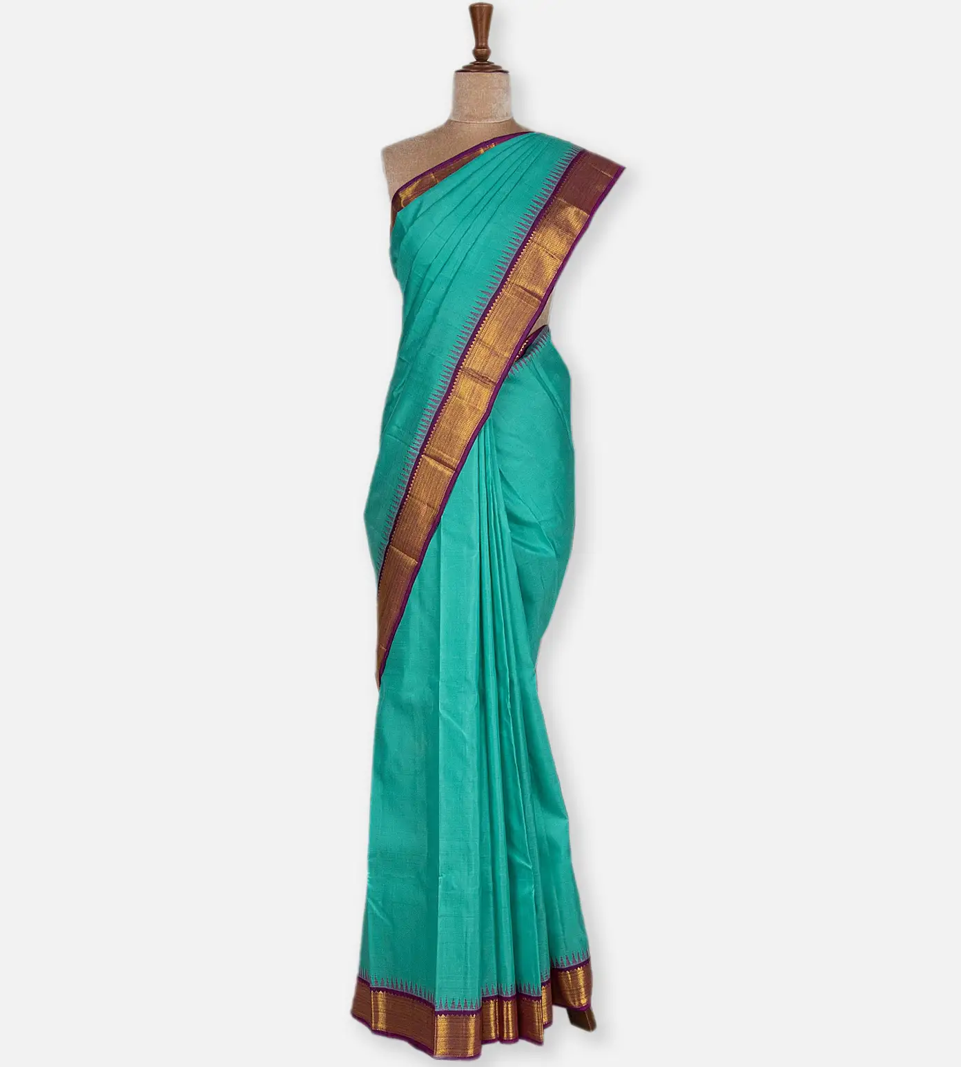 turquoise-blue-kanchipuram-silk-saree-c0660787-b