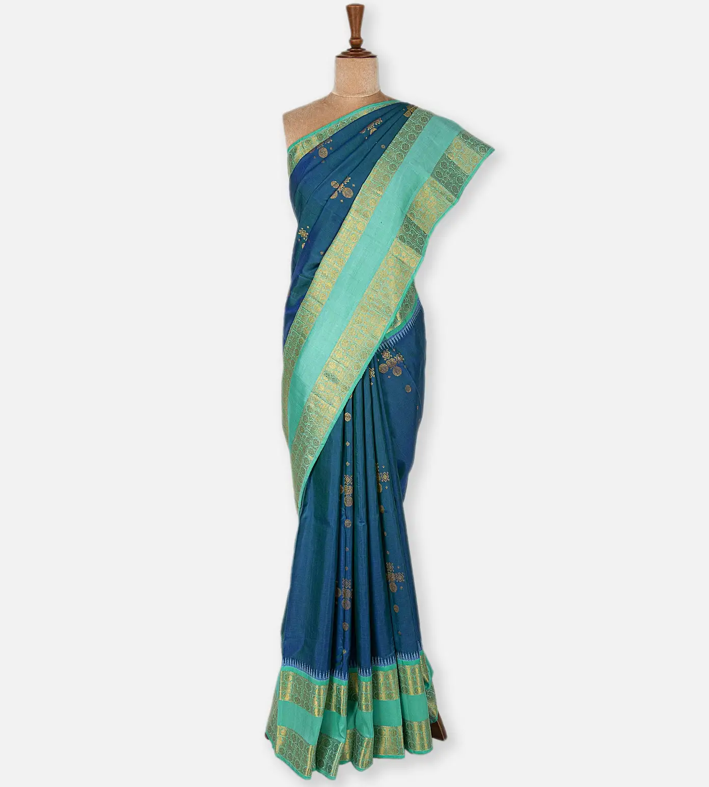 prussian-blue-kanchipuram-silk-saree-b0942514-b