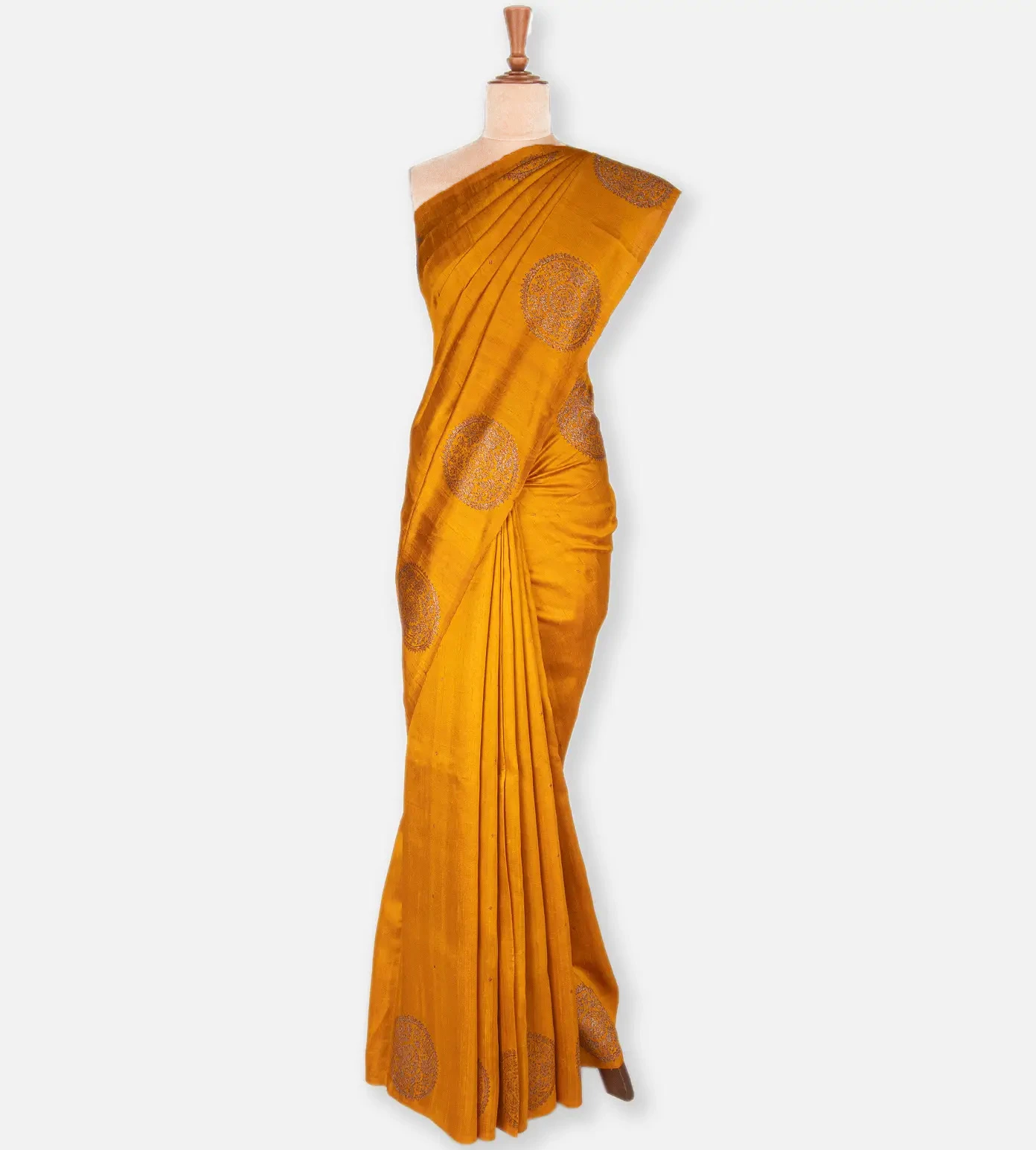 tangerine-yellow-banarasi-tussar-saree-c0456869-b