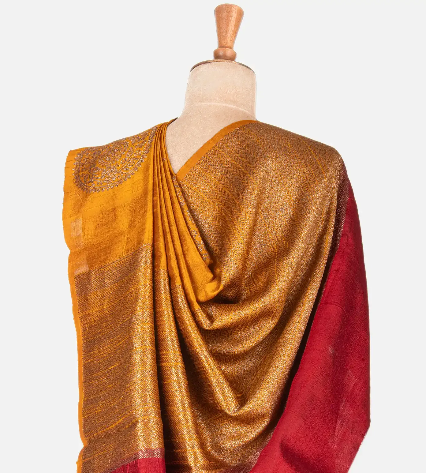 tangerine-yellow-banarasi-tussar-saree-c0456869-c