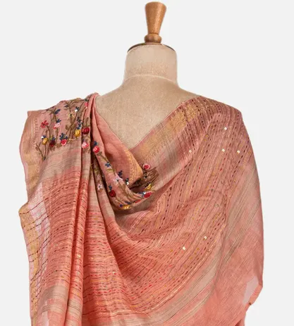 peach-linen-saree-c0558981-c