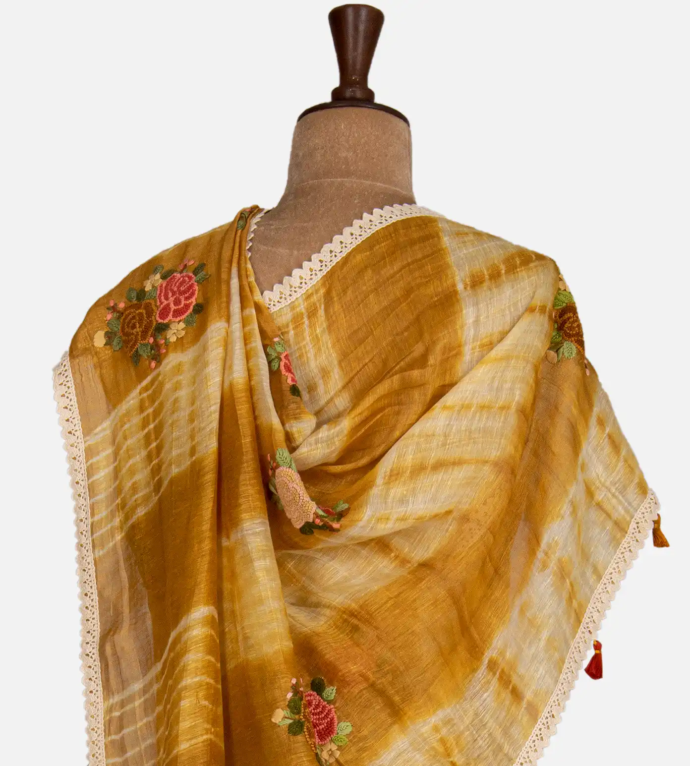 mustard-yellow-linen-embroidery-saree-c1075922-c