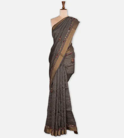 grey-linen-saree-c1075916-b