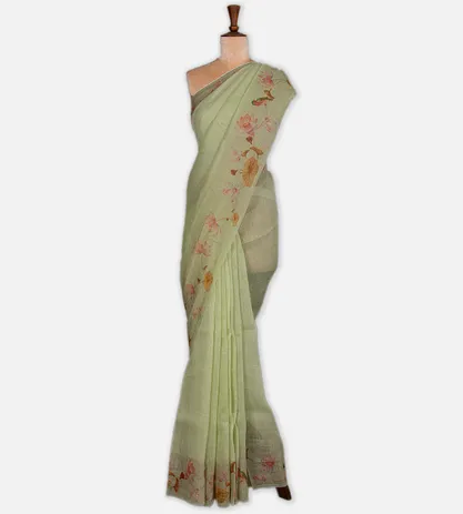 green-linen-saree-c0968118-b