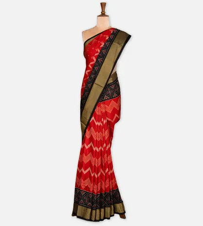 red-ikkat-silk-saree-c0971675-b