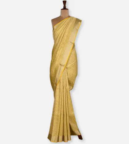 yellow-banaras-crepe-saree-c1075323-b