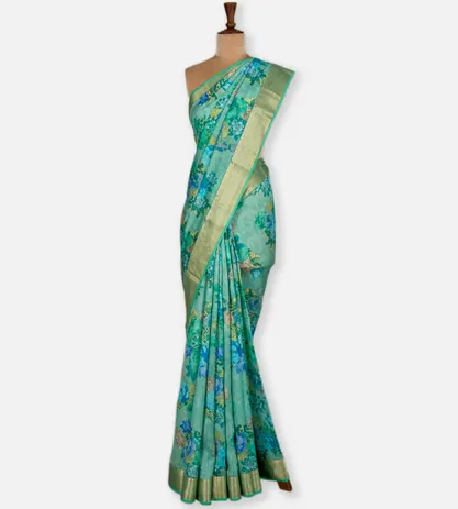 turquoise-blue-chaniya-silk-saree-c0762337-b