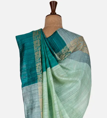 turquoise-blue-tussar-saree-c1179677-c