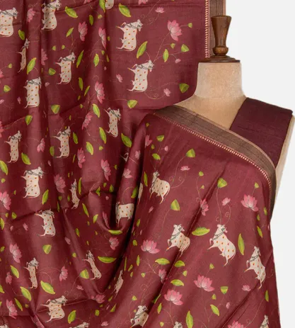 deep-red-tussar-saree-c0863064-a