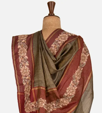 deep-beige-tussar-embroidery-saree-c1179908-c