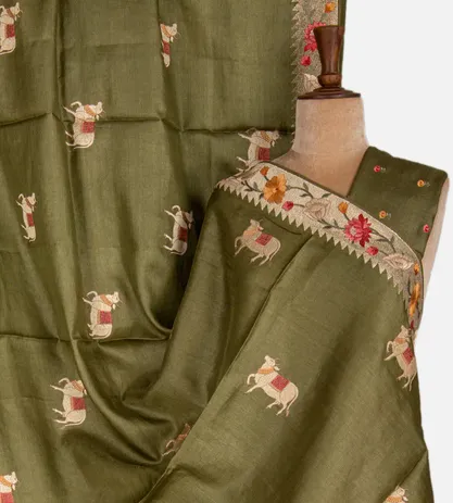 olive-green-embroidery-saree-c0971690-a