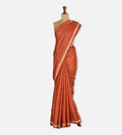 rust-red-tussar-embroidery-saree-c0972437-b