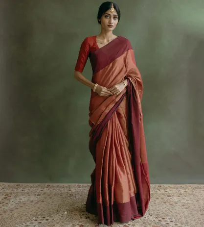 red-bailou-tussar-saree-c1179686-c