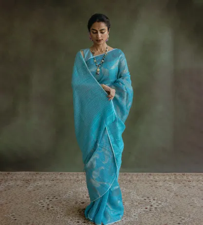 blue-bailou-tussar-saree-rv2121-b