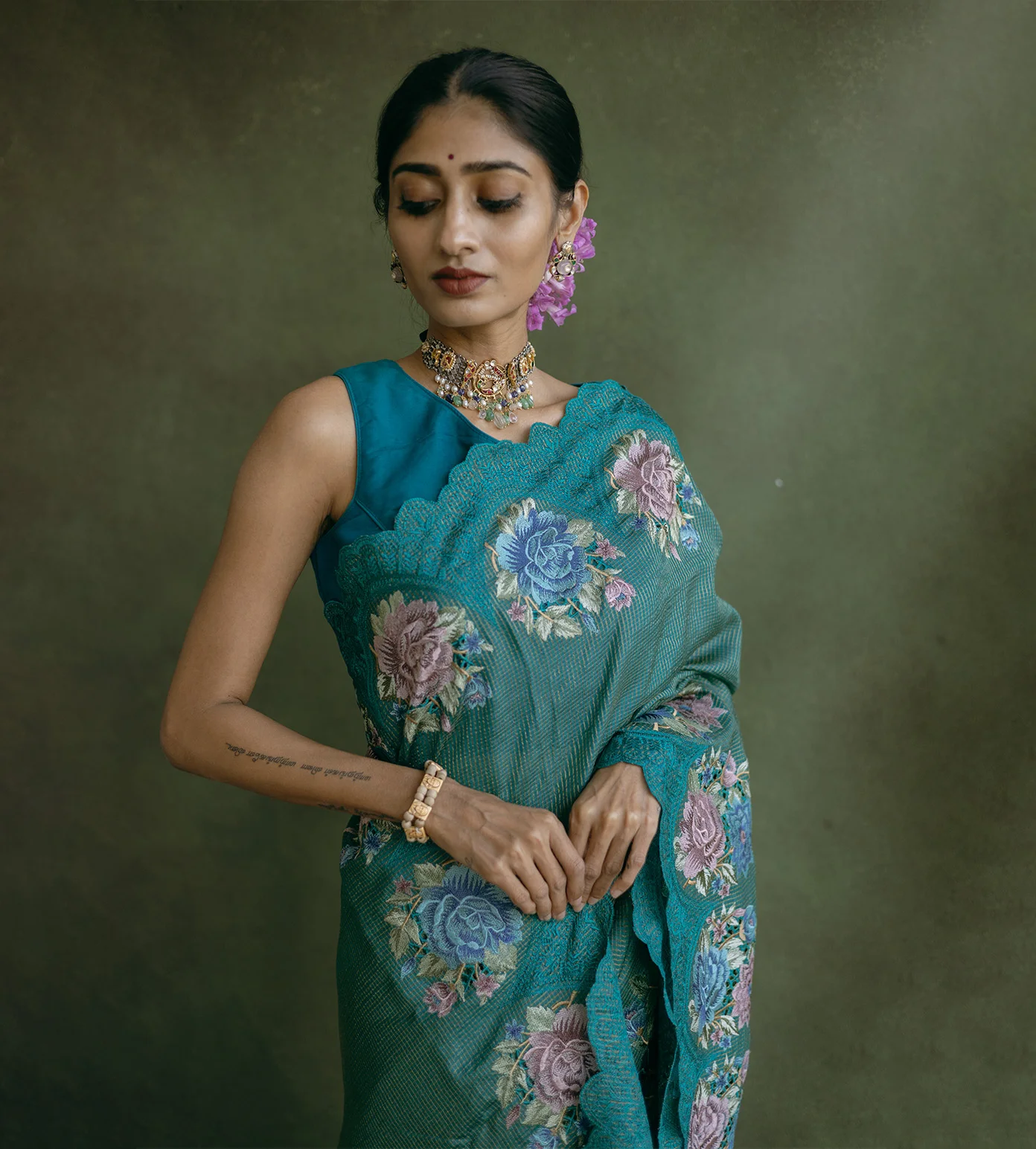 blue-tussar-saree-c1180241-a