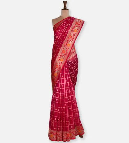 pinkish-red-kora-silk-saree-c1179667-b