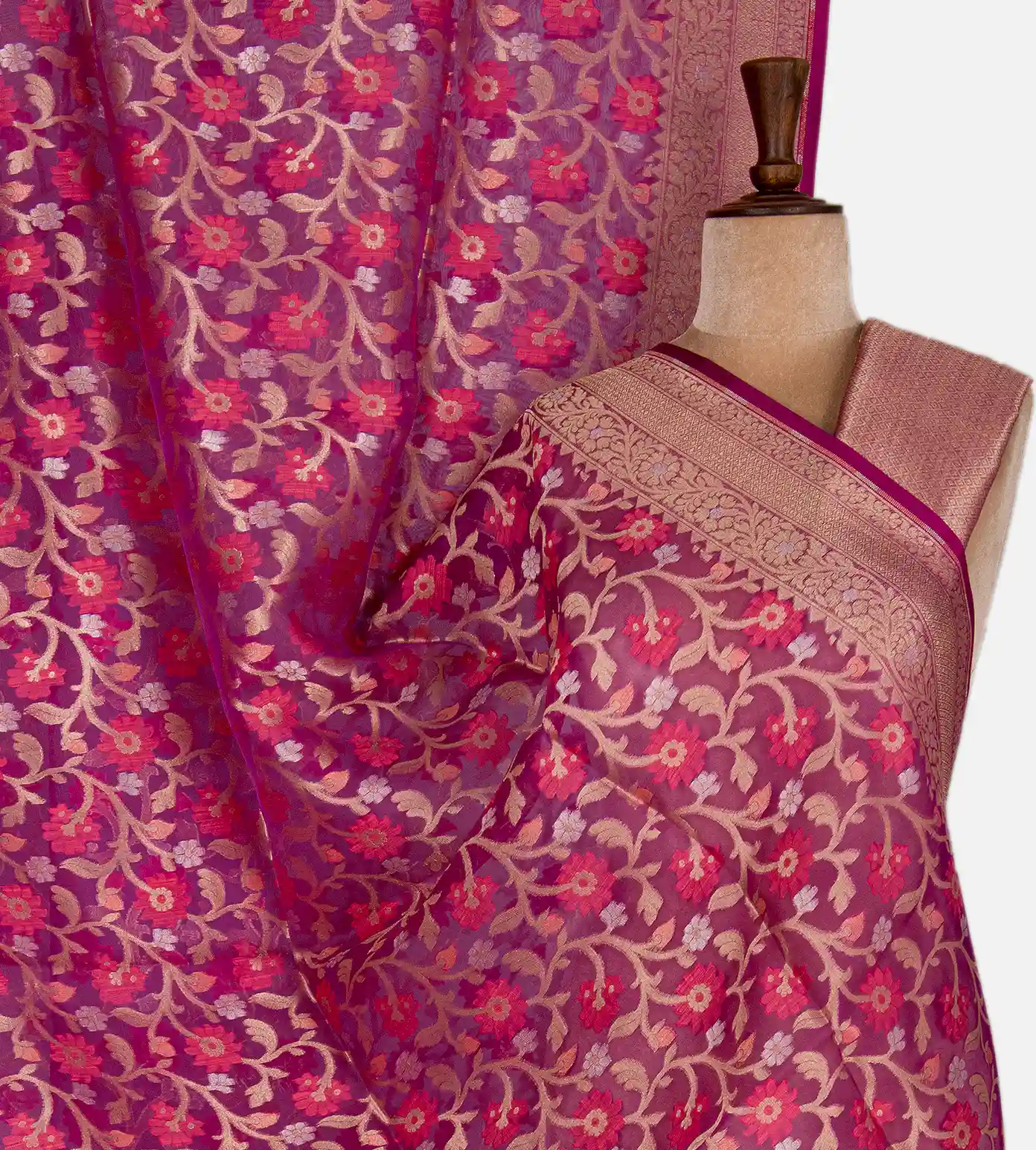 dark-pink-kora-silk-saree-c1179643-a