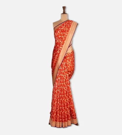 red-orange-kora-silk-saree-c1180831-b