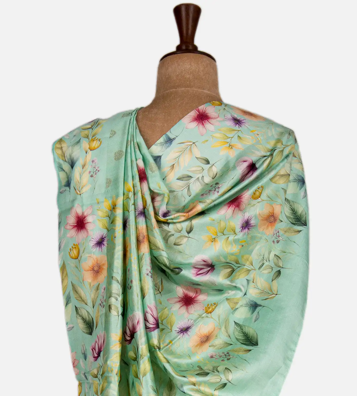 turquoise-blue-chaniya-silk-saree-c1075204-c