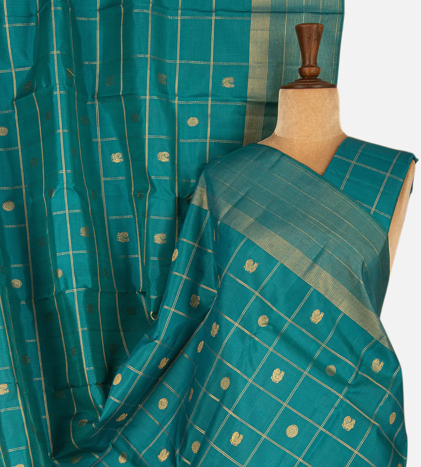 deep-teal-kanchipuram-silk-saree-c1283147-a