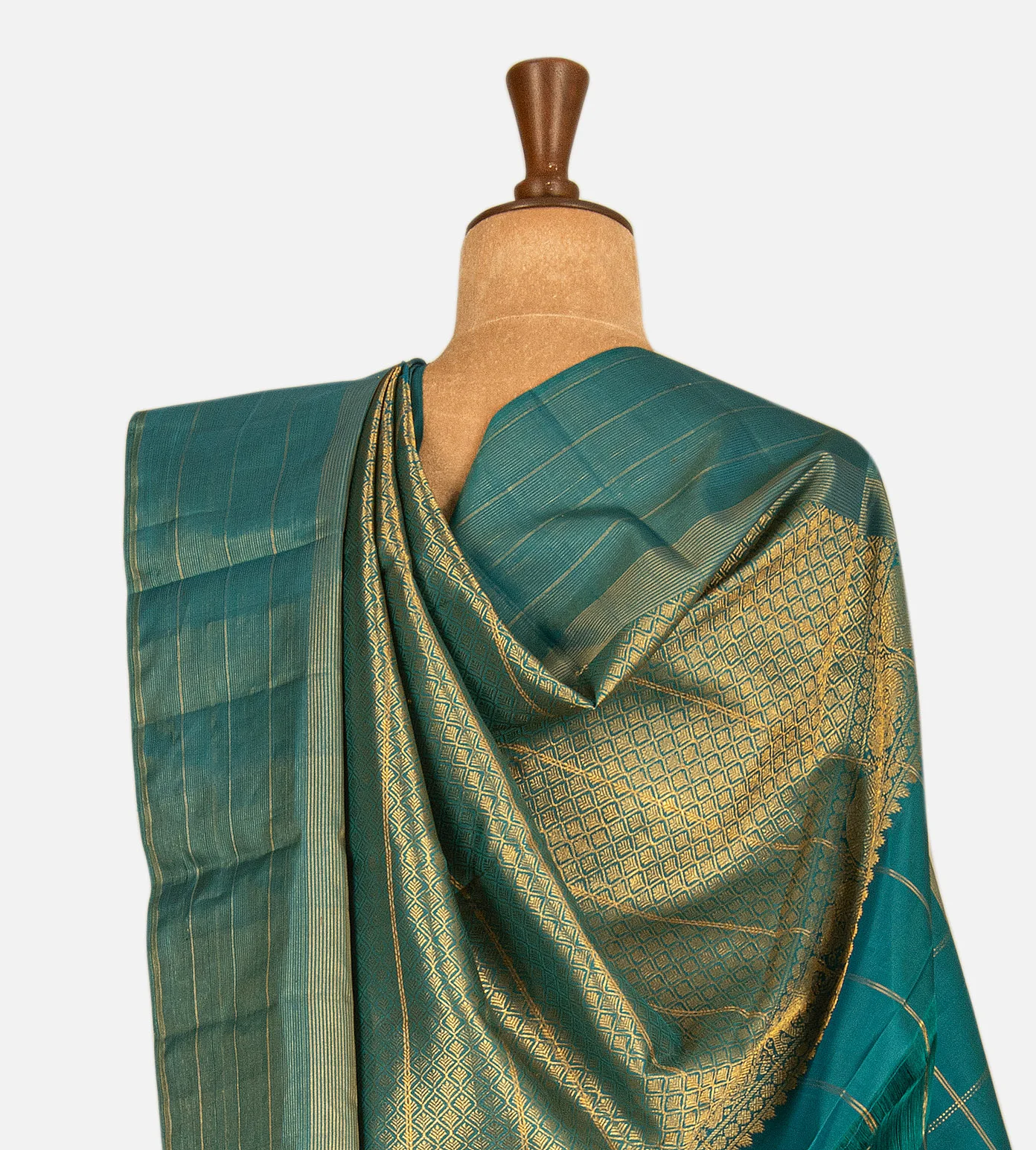 deep-teal-kanchipuram-silk-saree-c1283147-c
