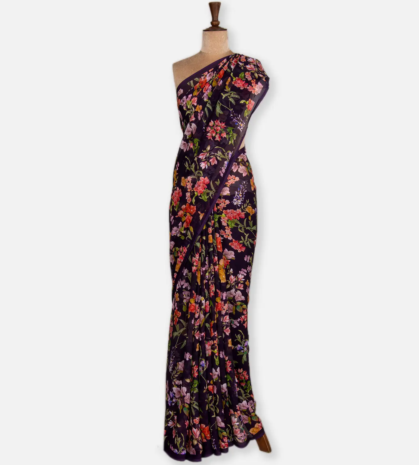 purple-chiffon-saree-c1073106-b