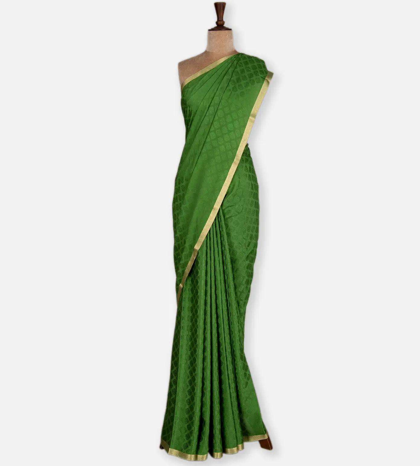 green-crepe-saree-c0968873-b