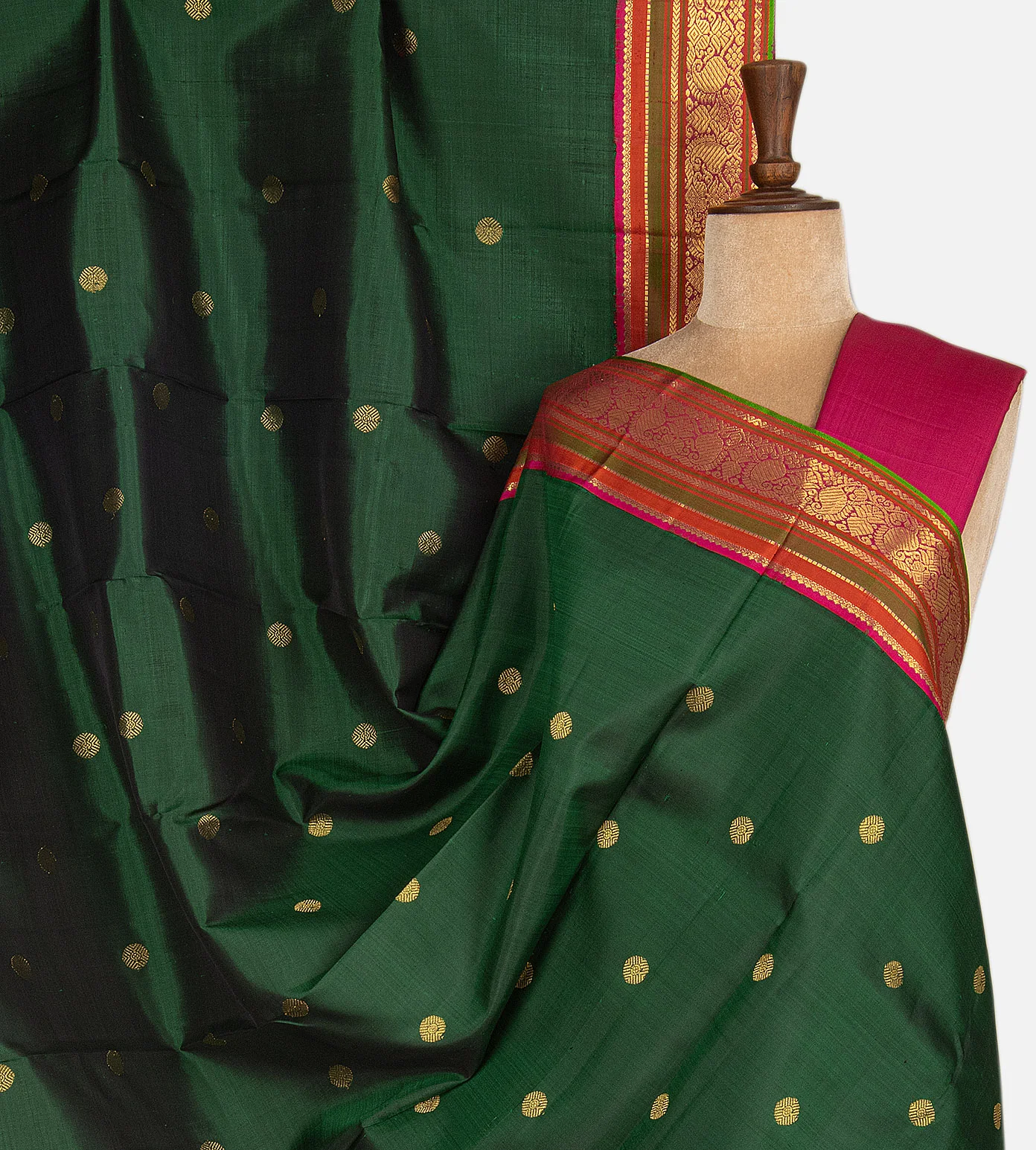 bottle-green-kanchipuram-silk-saree-c1177997-a