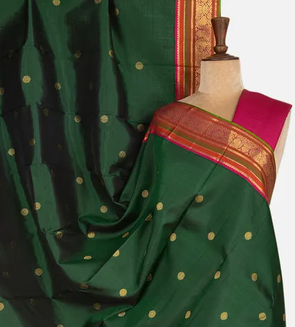 bottle-green-kanchipuram-silk-saree-c1177997-a