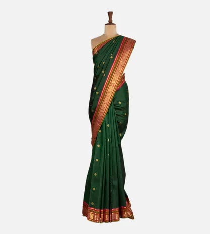 bottle-green-kanchipuram-silk-saree-c1177997-b