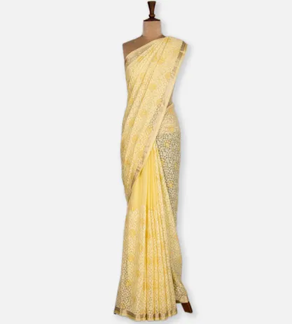 yellow-georgette-saree-c1282581-b