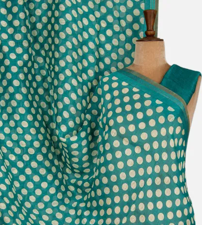 sea-blue-linen-printed-saree-c0970901-a