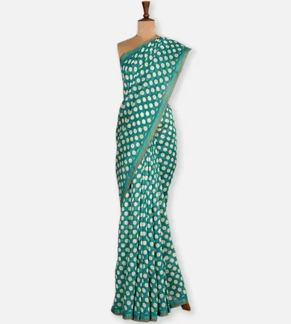 sea-blue-linen-printed-saree-c0970901-b