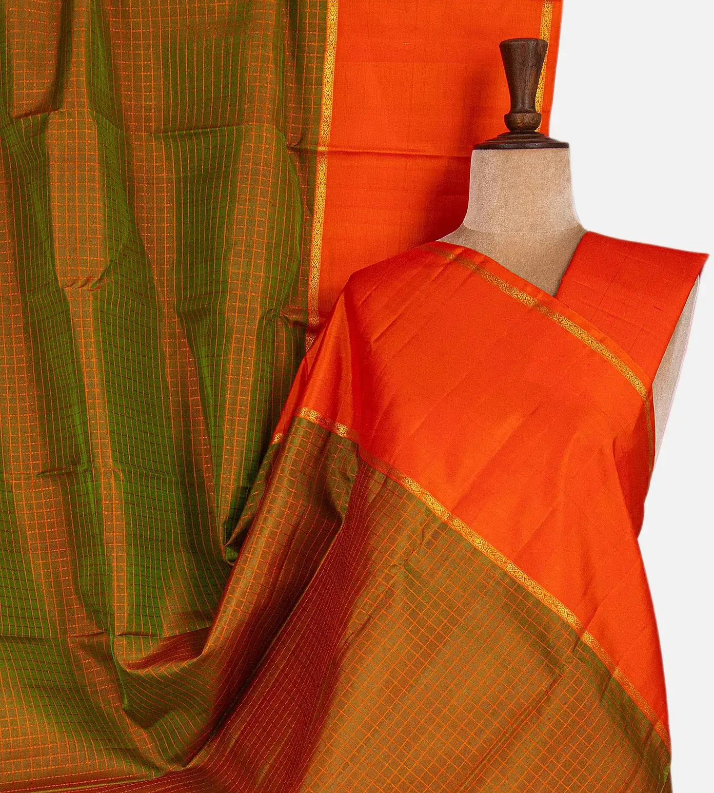 green-and-maroon-kanchipuram-silk-saree-c1180932-a