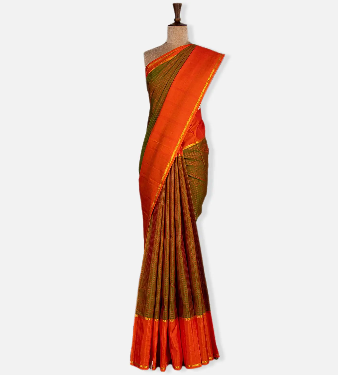 green-and-maroon-kanchipuram-silk-saree-c1180932-b