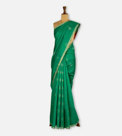 green-raw-silk-saree-c0969829-b