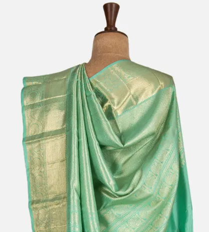 turquoise-blue-kanchipuram-silk-saree-b1046090-c