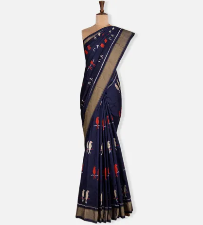 blue-ikkat-silk-saree-c1282499-b