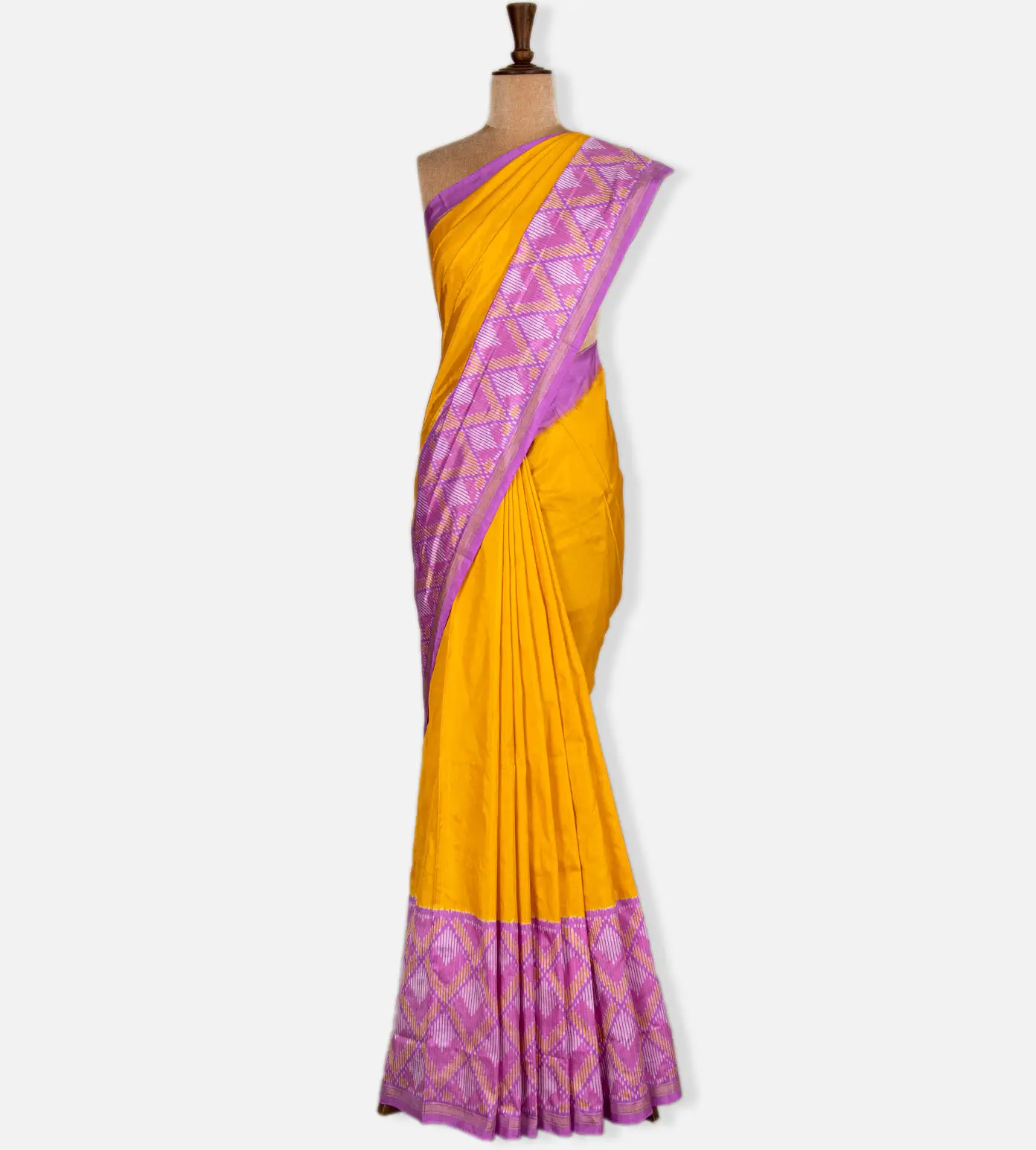 yellow-ikkat-silk-saree-c1282463-b